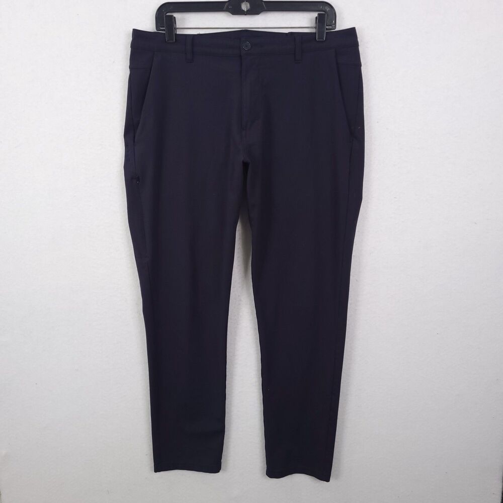 BYLT Premium Basics Everyday Pant 2.0 Mens Black Size 36x29 Fits 34x29 Slim Fit